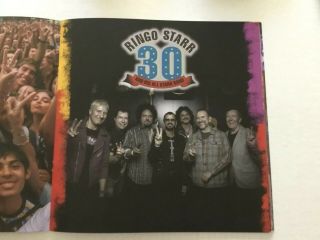 RIngo Starr And His All Starr Band - Beatles Drummer 2019 Concert Program 12x12 3