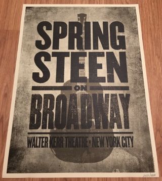 Gem Bruce Springsteen On Broadway Official 4th Edition 18x24 Poster /4000