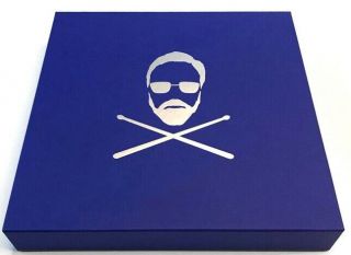 Roger Taylor Signed Drum Head Box Set Rare Gangsters Vinyl Queen 150 Copies Only
