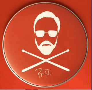 Roger Taylor Signed Drum Head Box Set Rare Gangsters Vinyl Queen 150 Copies Only 2