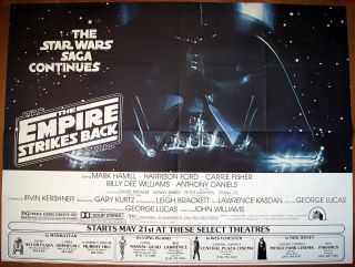 Us Billboard The Empire Strikes Back 1980 York Subway Movie Poster Star Wars
