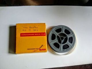 The Beatles Home Movie In Color 8 Mm Feb 11,  1964 Concert In Washington Dc