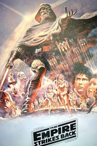 US 1 - Sheet - Rolled Star Wars THE EMPIRE STRIKES BACK 1980 Movie Poster 3