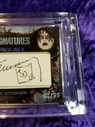 KISS ACE FREHLEY SIGNED 360 CARD 90 OF 99 KISSIGNATURES CARD NOT AUCOIN MEGO 2