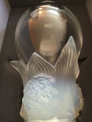 Lalique France Crystal Clear /Frosted Pivoines Peonies Vase,  Ltd Edtn 85 of 99 11