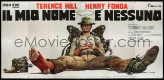 My Name Is Nobody - Western Spaghetti - T.  Hill - - Art By Casaro - Italian Misc (108 3/4 "