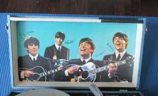 Beatles 1964 BEATLES PHONOGRAPH RECORD PLAYER IN GREAT SHAPE 7