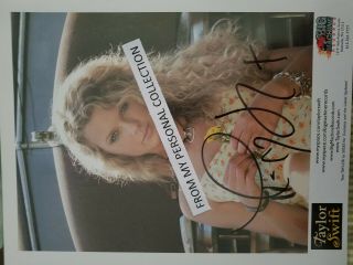 Rare Early Taylor Swift Autographed Photo