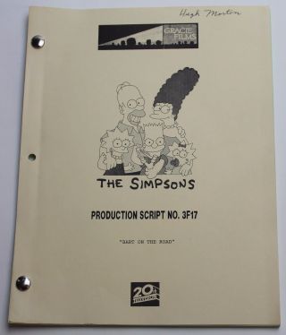 The Simpsons 1995 Tv Show Script Season 7,  Episode 20