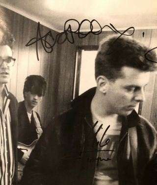 The Smiths Poster Originally Autographed By Morrissey Marr Rourke Joyce 3