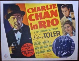 Charlie Chan In Rio (1941) Us 1/2 Sh Movie Poster Pb