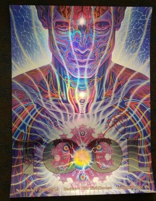 Tool Rare Signed Poster - Alex Grey Indianapolis 11/2/19