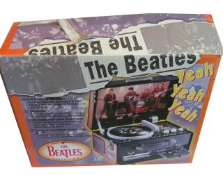 The Beatles Retro Pick - up CD Player Limited Edition only 1,  000 Made 1998.  MIB 8