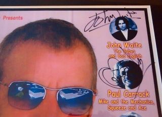 RINGO STARR & HIS ALL STARR BAND 2003 POSTER SIGNED BY 6 FRAMED THE BEATLES 6