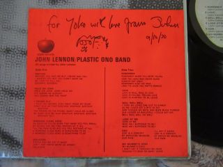 Beatles Ultra Rare 1970 Us John Lennon 