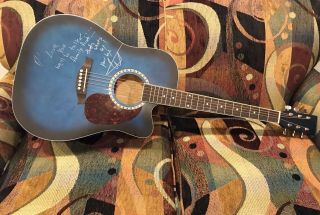 Autographed Conor Oberst Guitar,
