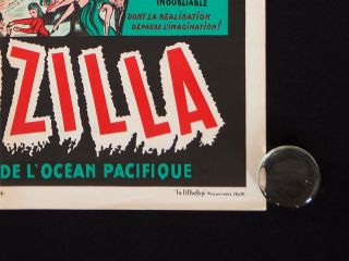Godzilla (Toho,  1956).  French Affiche (23.  5 