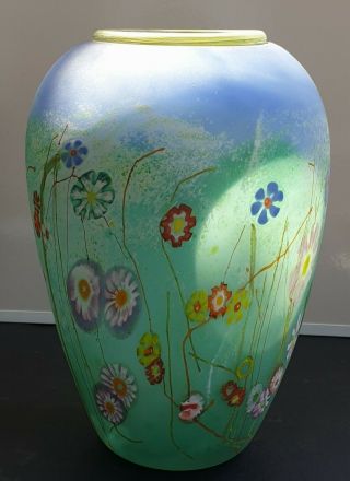 Chris Pantano Wildflower Series Vase.  420 - 2000 Australian Art / Studio Glass