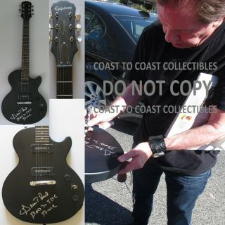 George Thorogood,  Bad To The Bone,  Signed,  Autographed,  Epiphone Guitar,  Exact Proof