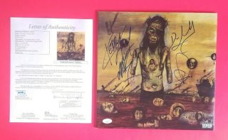 Rare - Slayer Complete X4 Signed " Christ Illusion " Album With Jsa Psa