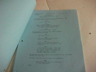 SUPERNATURAL - TV SERIES - SCRIPT - ep - NIGHTSHIFTER - w/ handwritten Notes & Revisions 3
