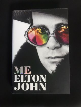 Elton John Signed Me Book 1st Pressing,  Proof,  Sales Receipt Book Soup La