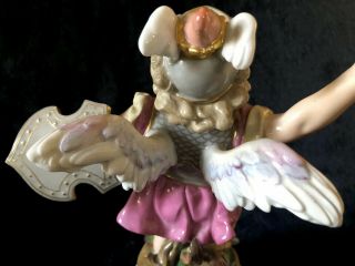 Rare Antique meissen porcelain L113 Cupid As A Hero Slaying A Dragon 7
