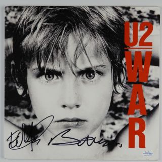 U2 Bono Edge War Jsa Signed Autograph Record Vinyl Album