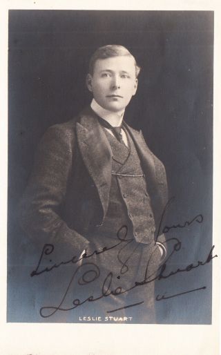 Leslie Stuart Signed Photograph.  English Composer,  Music & Lyrics Of Florodora