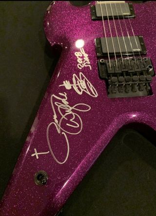 Wylde Audio Zakk Wylde Custom Warhammer Guitar Signed Purple Metal Flake