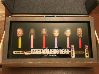 The Walking Dead Commemorative,  Rare Pez Dispenser Set (may 2017)