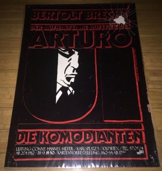 Bertold Brecht Der Aufhaltsame Aufstieg Des Arturo Poster Print