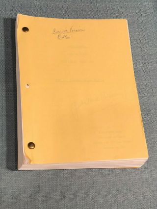 Bible for Santa Barbara TV Show First Season 1984 Signed by Peter Mark Richman 2