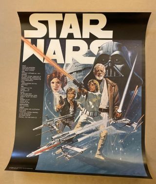 Star Wars Poster Ultra - Rare American Marketing Association,  1977