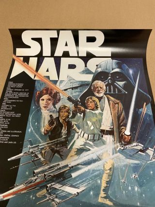 Star Wars poster Ultra - Rare American Marketing Association,  1977 8