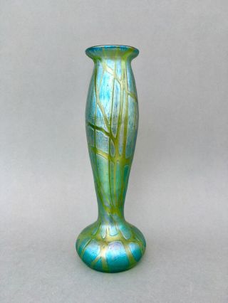 Loetz " Pampas " Iridescent Glass Vase,  Art Nouveau / Circa 1900