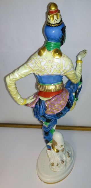 RARE Rosenthal C.  HOLZER DEFANTI Korean dance Art Deco porcelain lady K.  566 4
