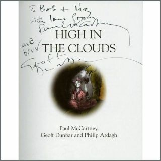 Paul Mccartney & Geoff Dundar 2005 Autographed High In The Clouds Book (uk)