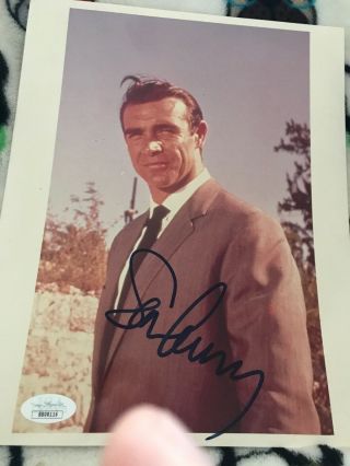 Sean Connery Signed Color 8x10 Photograph Jsa