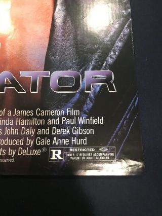 The Terminator (1984) movie poster near - - rolled (P1) 5