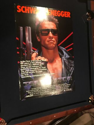 The Terminator (1984) movie poster near - - rolled (P1) 8