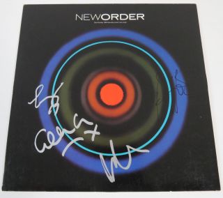 Order Signed Autograph " Blue Monday " Album Vinyl Lp By All 4 Joy Division