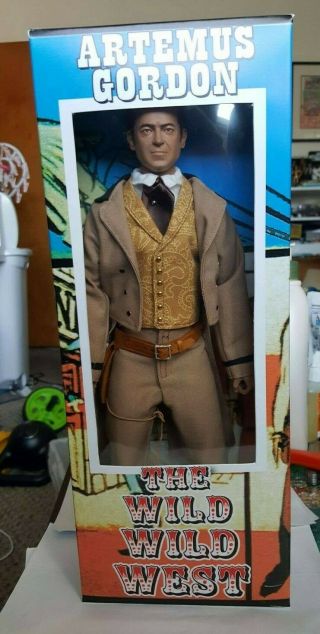 Custom Wild Wild West Ross Martin As Artemus Gordon 12 Inch Figure Doll W/ Box