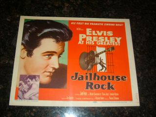 Jailhouse Rock 1957 Title Lobby Card,  11 " X 14 ",  C8 Very Fine
