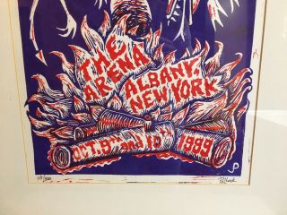 PHISH POSTER The Albany Arena N.  Y.  October 9th & 10th 1999 3