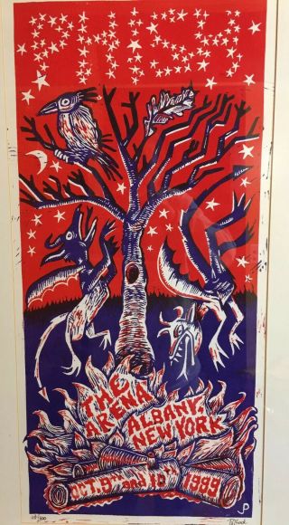 PHISH POSTER The Albany Arena N.  Y.  October 9th & 10th 1999 5