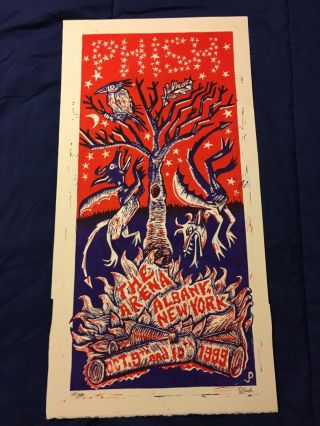 PHISH POSTER The Albany Arena N.  Y.  October 9th & 10th 1999 7