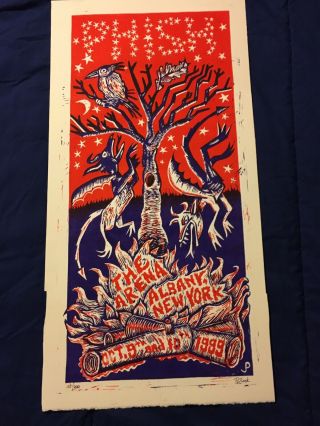 PHISH POSTER The Albany Arena N.  Y.  October 9th & 10th 1999 8