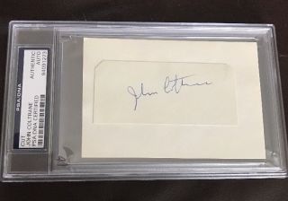 John Coltrane Signed Cut Auto Autograph Psa/dna Certified Jazz Great Rare