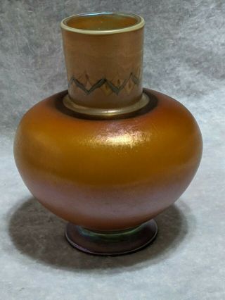Antique unusual Tiffany vase signed Tiffany favrile appears to be 8647 2